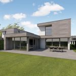 Moderne woning met tuin en terras